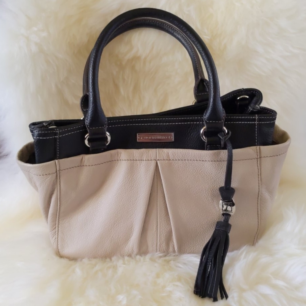 Tignanello Two-Tone Leather Tote